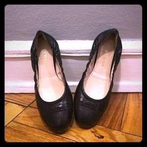 PRADA Black Ballerina Flats